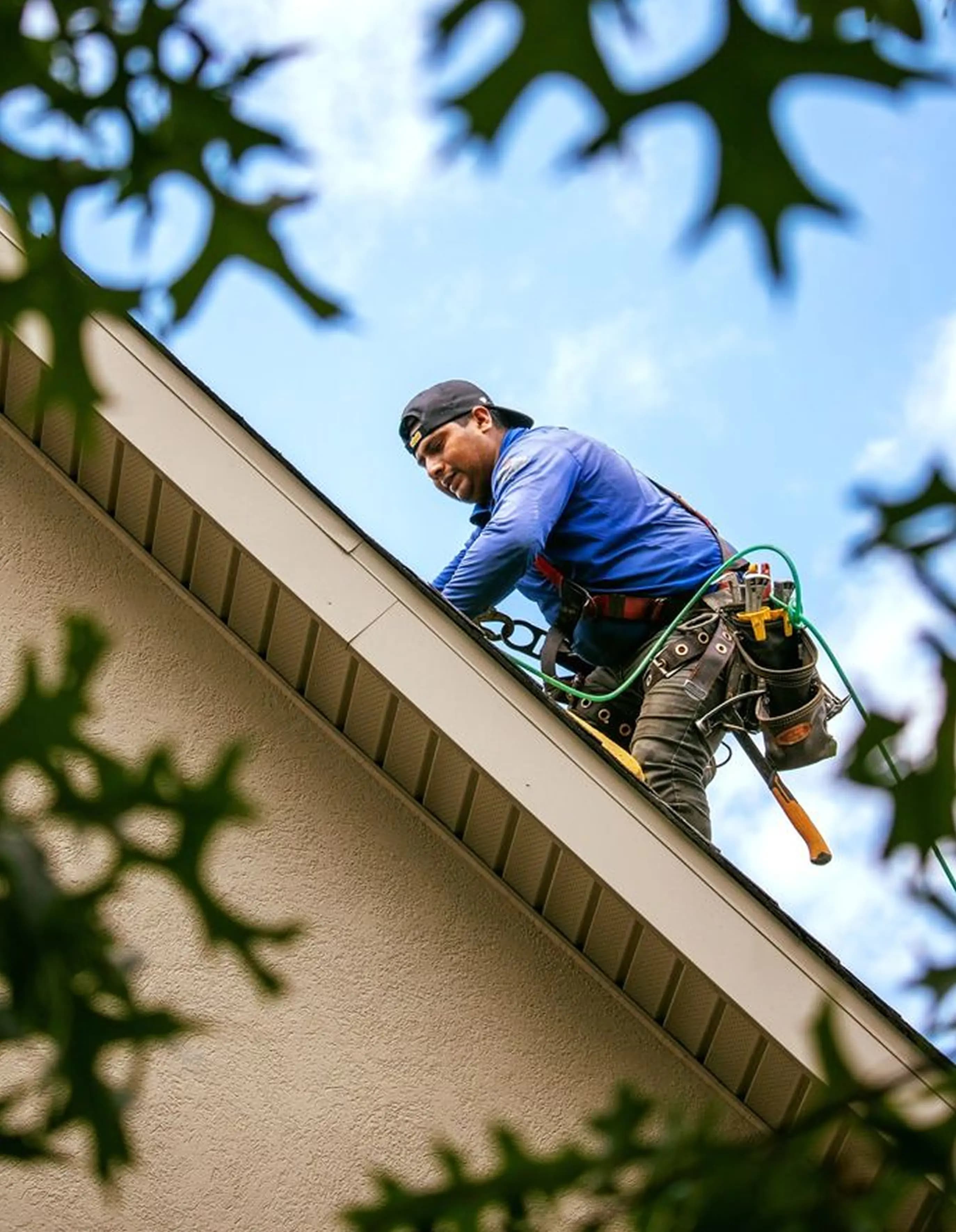 Tucker at work for a home service business